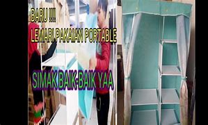 Cara Pasang Lemari Pakaian Portable